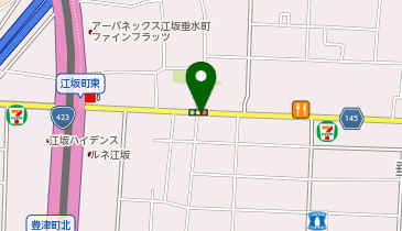三井のカーシェアーズ リパーク吹田江坂町1丁目第4(自転車禁止)の地図画像