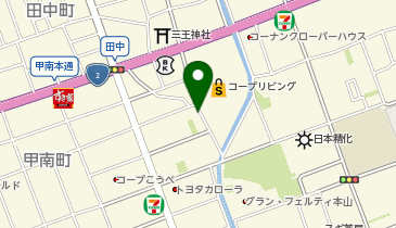 三井のカーシェアーズ リパーク神戸甲南町2丁目(自転車可)の地図画像