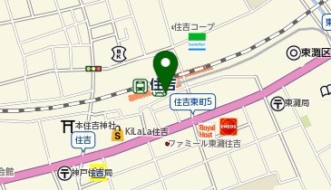 三井のカーシェアーズ リパークJR住吉駅前(自転車可)の地図画像