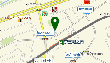 三井のカーシェアーズ リパーク京王堀之内駅前第2(自転車可)の地図画像