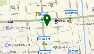 三井のカーシェアーズ リパーク菊川3丁目第4(自転車可)の地図画像