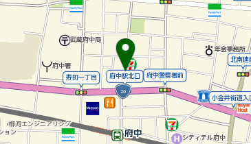 三井のカーシェアーズ リパーク府中町1丁目(自転車禁止)の地図画像