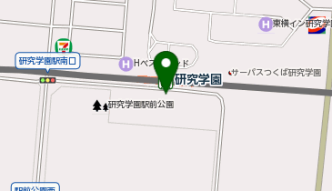 三井のカーシェアーズ リパーク研究学園駅前第5(自転車禁止)の地図画像