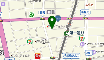 三井のカーシェアーズ リパーク浜松田町第3(自転車可)の地図画像