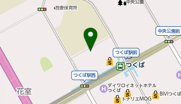 三井のカーシェアーズ つくば北1駐車場(屋外平面)(自転車禁止)の地図画像