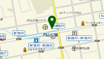 三井のカーシェアーズ リパークハートランド円山パーキング(自転車禁止)の地図画像