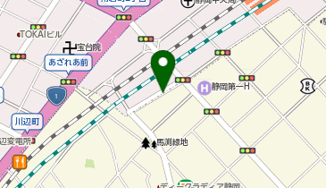 三井のカーシェアーズ リパーク静岡泉町第2(自転車可)の地図画像