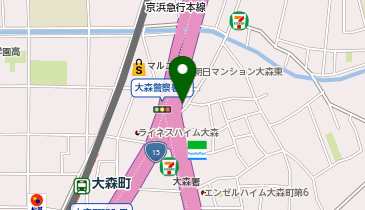 三井のカーシェアーズ ライオンズマンション平和島(自転車禁止)の地図画像
