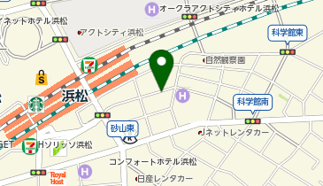 三井のカーシェアーズ リパーク浜松駅南第14(自転車可)の地図画像