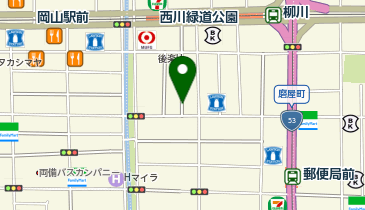 三井のカーシェアーズ リパーク岡山平和町第4(自転車禁止)の地図画像