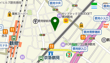 三井のカーシェアーズ リパーク鶴見中央1丁目第5(自転車禁止)の地図画像