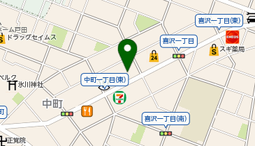 三井のカーシェアーズ リパーク戸田中町1丁目(自転車可)の地図画像