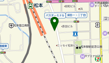 三井のカーシェアーズ リパーク松本駅前(自転車禁止)の地図画像