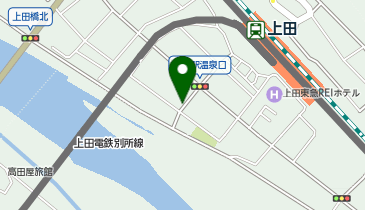 三井のカーシェアーズ リパーク上田駅温泉口(自転車禁止)の地図画像