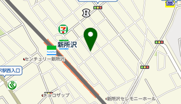 三井のカーシェアーズ リパーク新所沢松葉町(自転車可)の地図画像