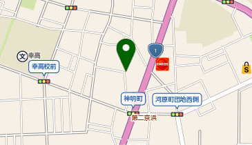 三井のカーシェアーズ リパーク川崎紺屋町(自転車可)の地図画像