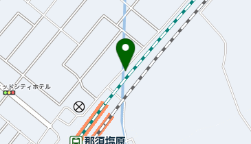 三井のカーシェアーズ 那須塩原駅高架下駐車場(自転車禁止)の地図画像