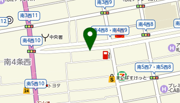 三井のカーシェアーズ リパーク札幌南4西9(自転車可)の地図画像