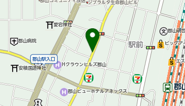 三井のカーシェアーズ リパーク郡山大町第16(自転車禁止)の地図画像