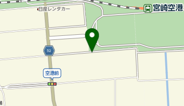 三井のカーシェアーズ リパーク宮崎空港前(自転車禁止)の地図画像