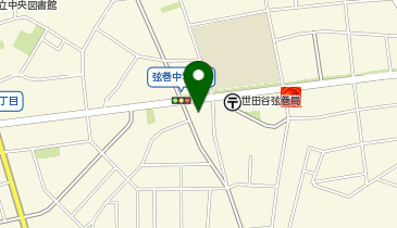 三井のカーシェアーズ リパーク弦巻2丁目(自転車可)の地図画像