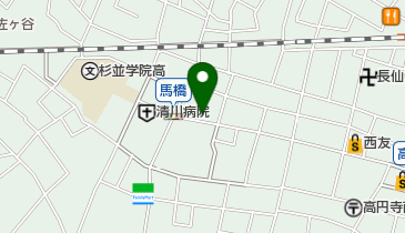 三井のカーシェアーズ リパーク高円寺南3丁目第2(自転車可)の地図画像