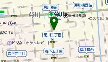 三井のカーシェアーズ リパーク菊川3丁目(自転車可)の地図画像