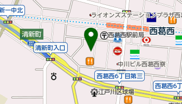 三井のカーシェアーズ リパーク西葛西駐車場の地図画像