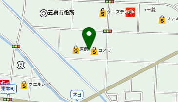 コメリハード&グリーン五泉店の地図画像