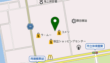 コメリパワー坂出店の地図画像