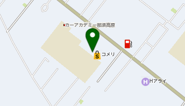 コメリハード&グリーン鍋掛店の地図画像