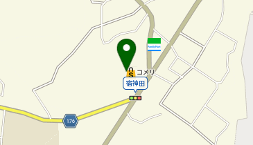 コメリハード&グリーン藤岡美九里店の地図画像