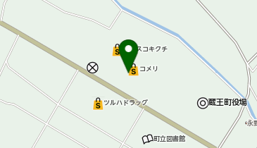 コメリハード&グリーン宮城蔵王店の地図画像