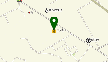 コメリハード&グリーン松山店の地図画像