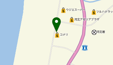 コメリハード&グリーン宮城河北店の地図画像