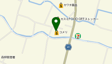 コメリハード&グリーン真壁店の地図画像