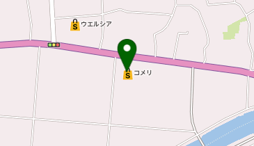 コメリハード&グリーン東店の地図画像