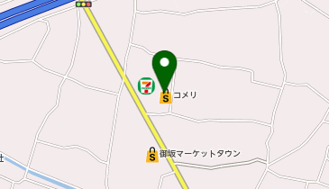 コメリハード&グリーン御坂店の地図画像