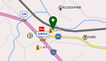 コメリハード&グリーン信濃町店の地図画像