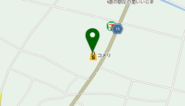 コメリハード&グリーン飯島店(長野県)の地図画像