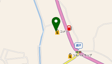 コメリハード&グリーン平田よもぎだ店の地図画像