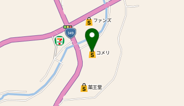 コメリハード&グリーン霊山店※年始は1/2から営業開始の地図画像