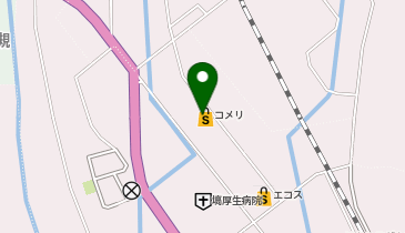 コメリハード&グリーン塙店の地図画像