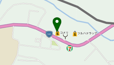 コメリハード&グリーン下郷店の地図画像