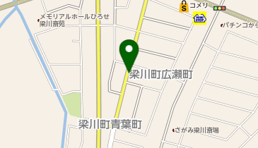 コメリハード&グリーン梁川店の地図画像