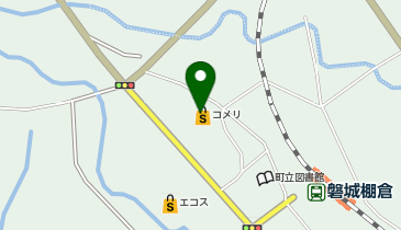 コメリハード&グリーン棚倉店の地図画像