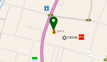 コメリハード&グリーン中山店の地図画像