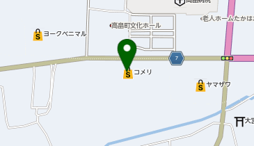 コメリハード&グリーン高畠店※年始は1/2から営業開始の地図画像