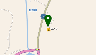 コメリハード&グリーン湯田店※年始は1/2から営業開始の地図画像