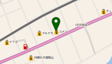 コメリハード&グリーン矢掛店の地図画像